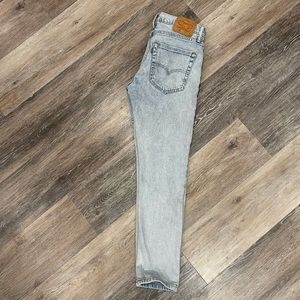 LEVI’sS 512 light blue/white washed